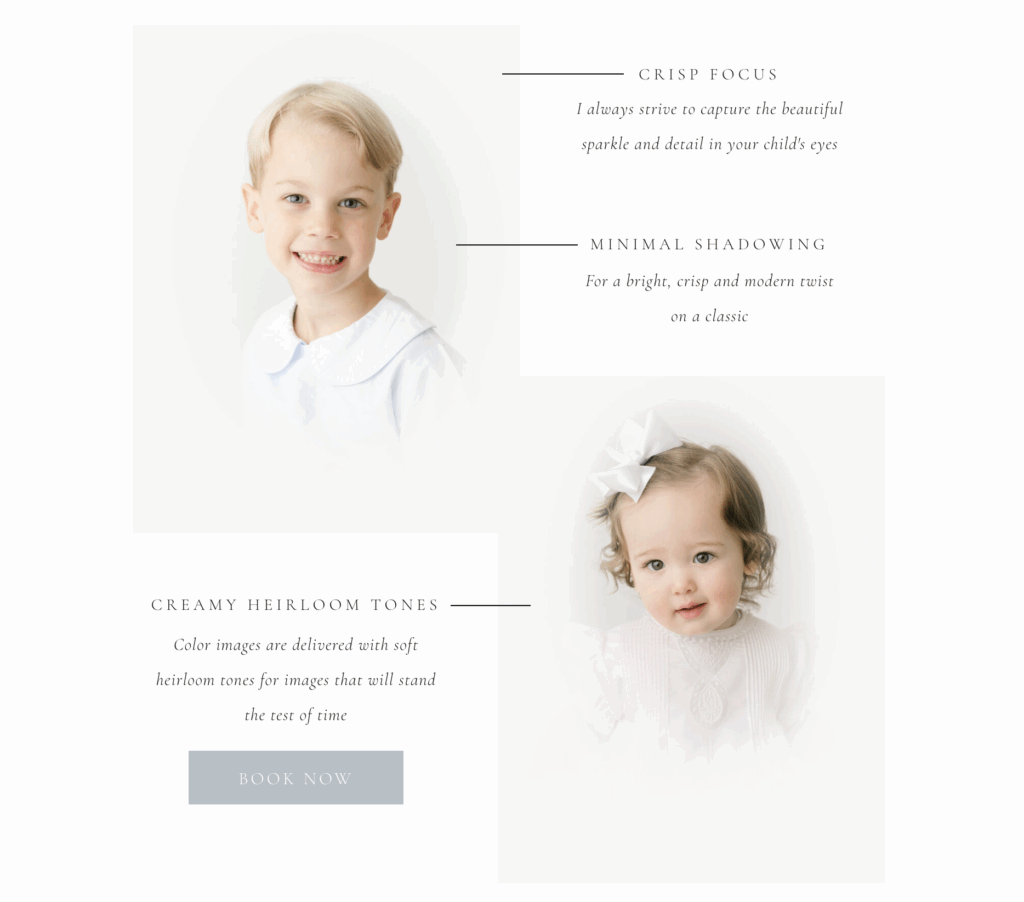 Alice Claire Heirloom Portrait artwork — timeless Birmingham heirloom photography for families who value fine-art simplicity